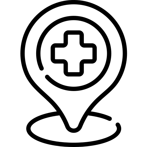 Pictogramme d'un ping de localisation
